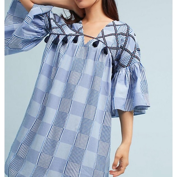 Anthropologie Maeve Tatum Embroidered Tunic Dress - Picture 5 of 5